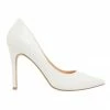 Ravella Harbour White Smooth Heeled Shoes