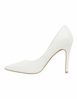 Ravella Harbour White Smooth Heeled Shoes -Deals Shoes Store 862531120 3 720x928