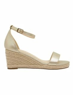 Ravella Bloom Soft Gold Smooth Sandals
