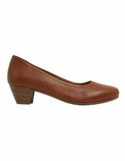 Sandler Ollie Cognac Glove Heeled Shoes