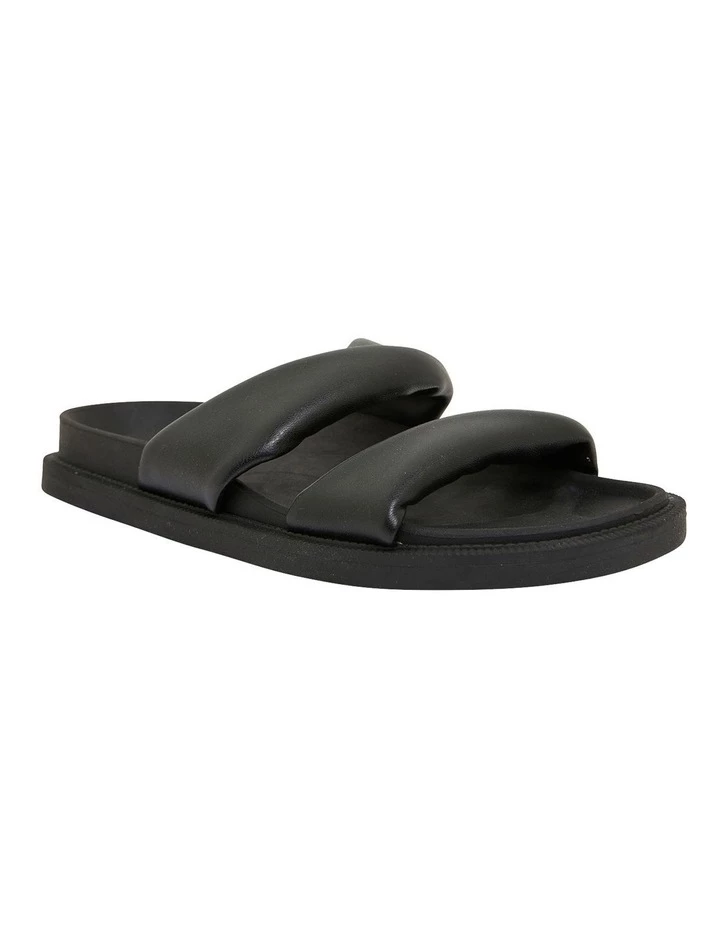 Ravella Ginny Black Smooth Sandals 2 Ravella Ginny Black Smooth Sandals - Image 2