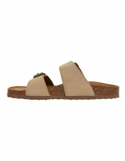 Ravella Decoy Taupe Fabric Sandals -Deals Shoes Store 862555780 3 720x928
