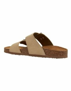 Ravella Decoy Taupe Fabric Sandals -Deals Shoes Store 862555780 6 720x928