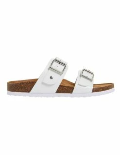Ravella Decoy White Smooth Sandals