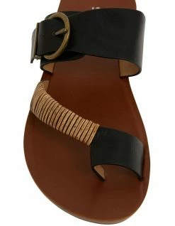 Sandler Geneva Black Smooth Sandals -Deals Shoes Store 862606810 7 720x928