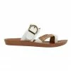 Sandler Geneva White Smooth Sandals