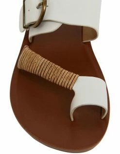 Sandler Geneva White Smooth Sandals -Deals Shoes Store 862607350 6 720x928