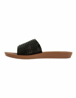Sandler Grid Black Smooth Sandals -Deals Shoes Store 862607800 3 720x928