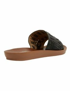 Sandler Grid Black Smooth Sandals -Deals Shoes Store 862607800 5 720x928