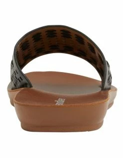 Sandler Grid Black Smooth Sandals -Deals Shoes Store 862607800 6 720x928