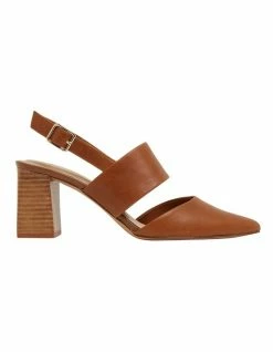 Sandler Kitson Cognac Glove Heeled Shoes