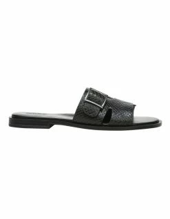 Naturalizer Faryn Black Slide Sandal