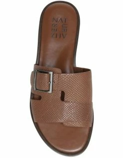 Naturalizer Faryn Toffee Slide Sandal -Deals Shoes Store 862663240 7 720x928
