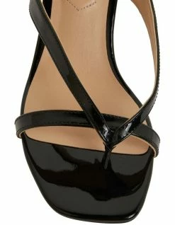 Sandler Madrid Black Patent Sandals -Deals Shoes Store 862746130 6 720x928