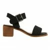 Ravella Hectic Black Nubuck Sandals