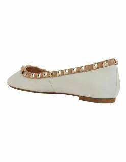 Pink Inc Iggy White Kid/Nude Flat Shoes 13 Pink Inc Iggy White Kid/Nude Flat Shoes -Deals Shoes Store 863179210 7 720x928