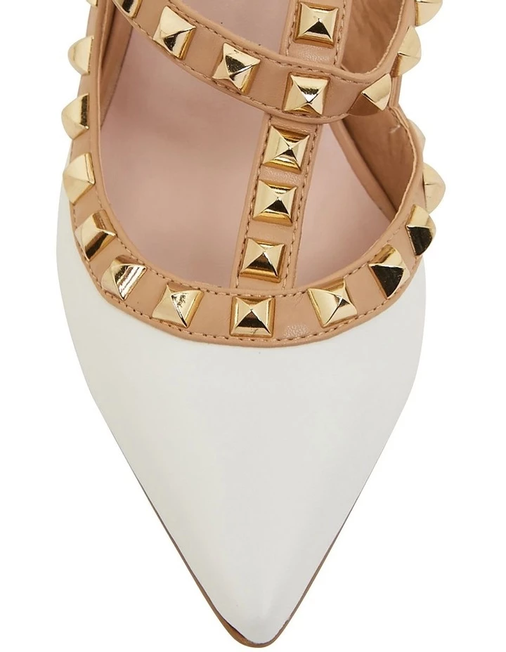 Pink Inc Sphinx White Kid/Nude 6 Pink Inc Sphinx White Kid/Nude - Image 6