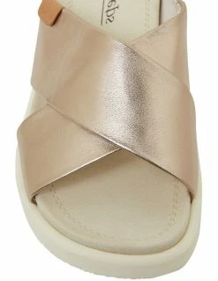 Easy Steps Ferry Soft Gold Sandals -Deals Shoes Store 863240770 5 720x928