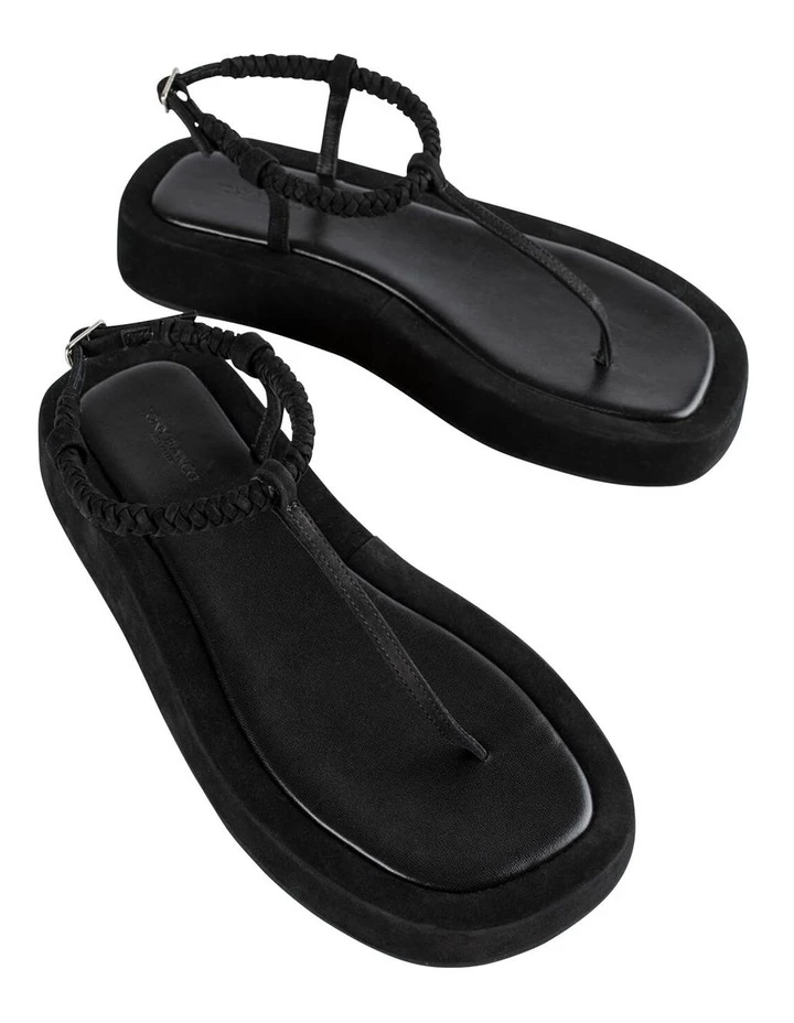 Tony Bianco Ivy Black Phoenix Sandal 2 Tony Bianco Ivy Black Phoenix Sandal - Image 2