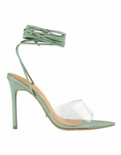 Tony Bianco Mistique Clear Vinylite/Mint Nappa Heels