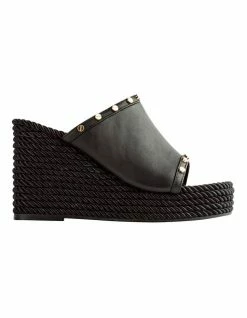 Tony Bianco Pearson Black Como Wedges