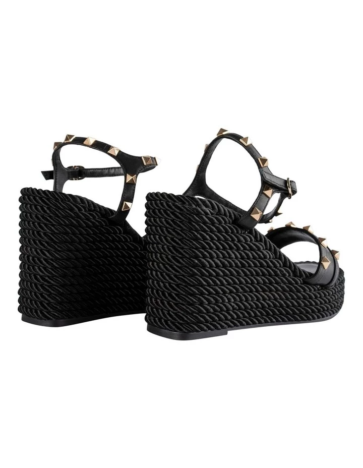 Tony Bianco Peyton Black Como Wedges 3 Tony Bianco Peyton Black Como Wedges - Image 3
