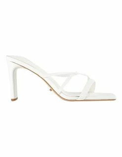 Tony Bianco Classic White Nappa Heels