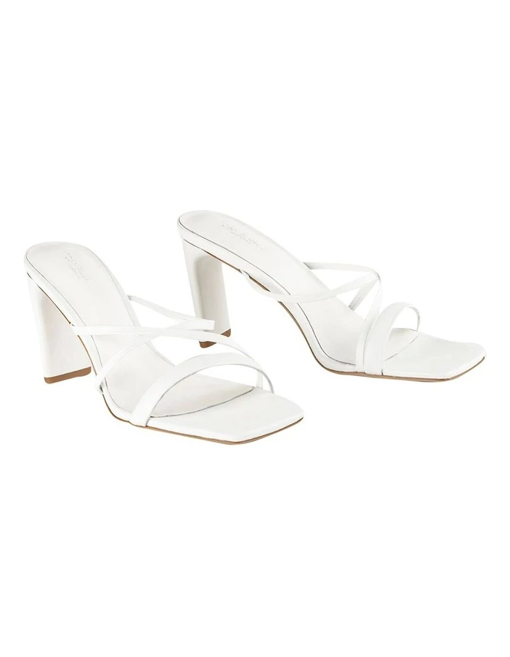 Tony Bianco Classic White Nappa Heels 2 Tony Bianco Classic White Nappa Heels - Image 2