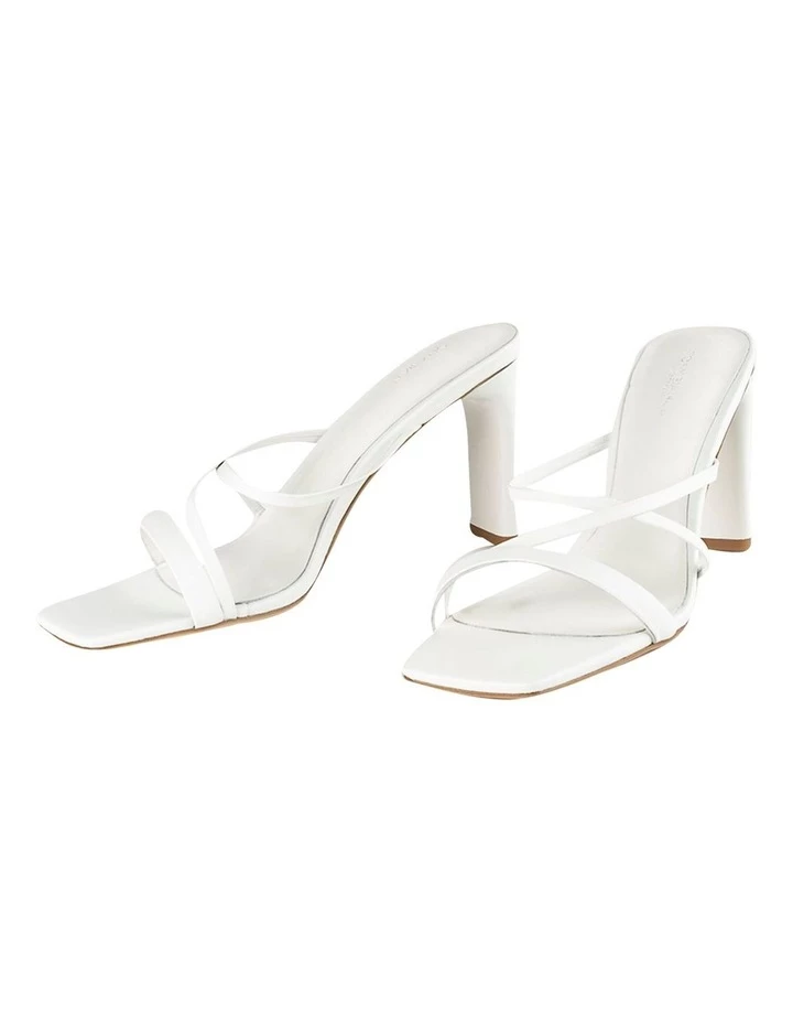 Tony Bianco Classic White Nappa Heels 5 Tony Bianco Classic White Nappa Heels - Image 5
