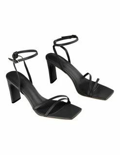 Tony Bianco Corso Black Nappa Heels