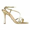 Tony Bianco Franci Gold Nappa Metallic Heels