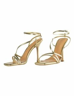 Tony Bianco Franci Gold Nappa Metallic Heels -Deals Shoes Store 863656030 5 720x928