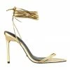 Tony Bianco Millie Gold Foil Heels