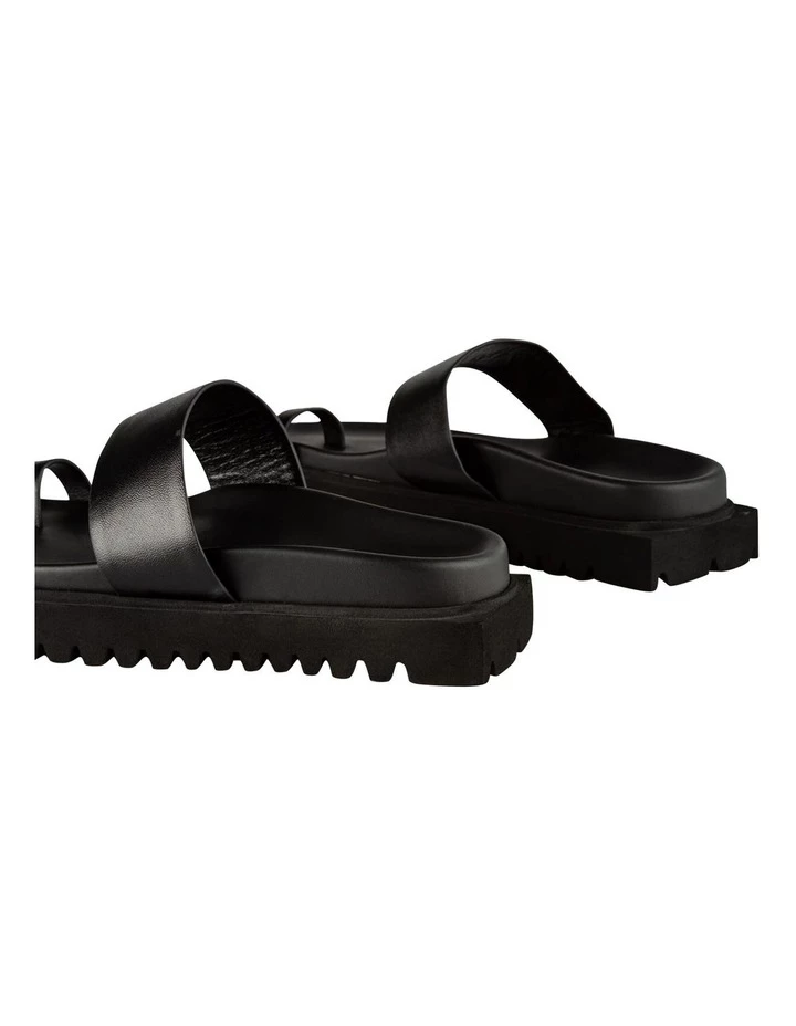 Tony Bianco Tonka Black Nappa Sandals 2 Tony Bianco Tonka Black Nappa Sandals - Image 2