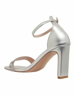 Pink Inc Hope Silver Metallic Sandals -Deals Shoes Store 863807590 7 720x928