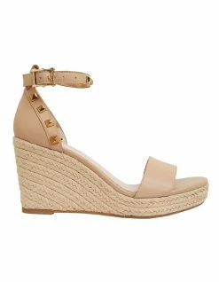 Pink Inc Shadow Nude Glove Sandals