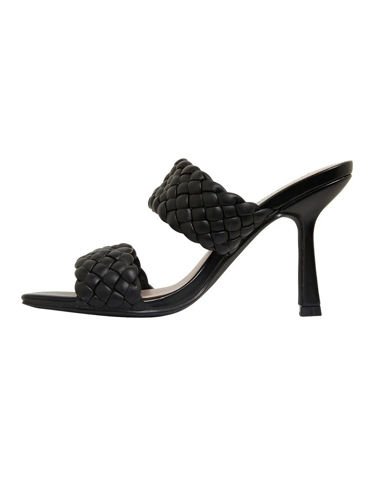 Pink Inc Jacinta Black Weave Glove Sandals 3 Pink Inc Jacinta Black Weave Glove Sandals - Image 3