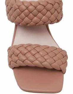 Pink Inc Jacinta Dark Blush Weave Sandals -Deals Shoes Store 864166060 6 720x928