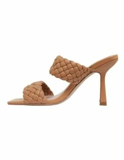 Pink Inc Jacinta Dark Camel Weave Glove Sandals -Deals Shoes Store 864166150 3 720x928