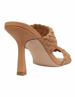 Pink Inc Jacinta Dark Camel Weave Glove Sandals -Deals Shoes Store 864166150 4 720x928