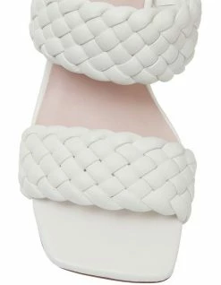 Pink Inc Jacinta White Weave Glove Sandals -Deals Shoes Store 864166240 6 720x928