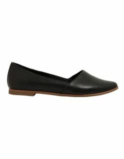 Sandler Rachael Black Glove Flat Shoes