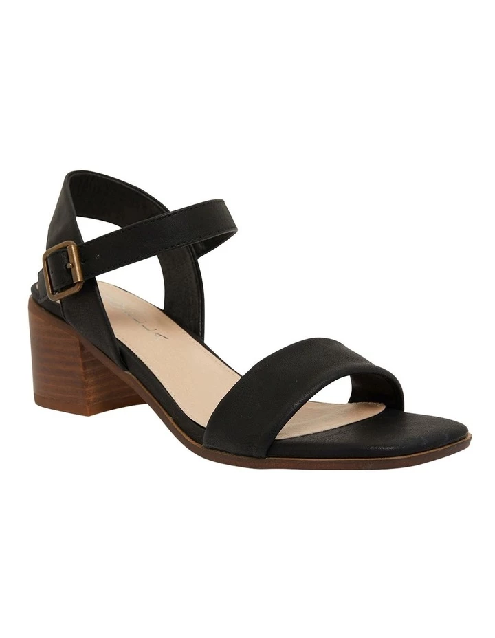 Ravella Evolve Black Smooth Sandals 2 Ravella Evolve Black Smooth Sandals - Image 2