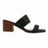 Ravella Edge Black Smooth Sandals
