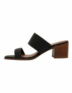 Ravella Edge Black Smooth Sandals -Deals Shoes Store 865062370 3 720x928