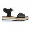 Easy Steps Holiday Black Glove Sandals