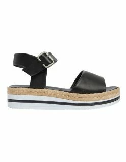 Easy Steps Holiday Black Glove Sandals