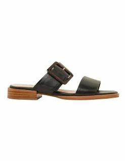 Jane Debster Tanya Black Glove Sandals