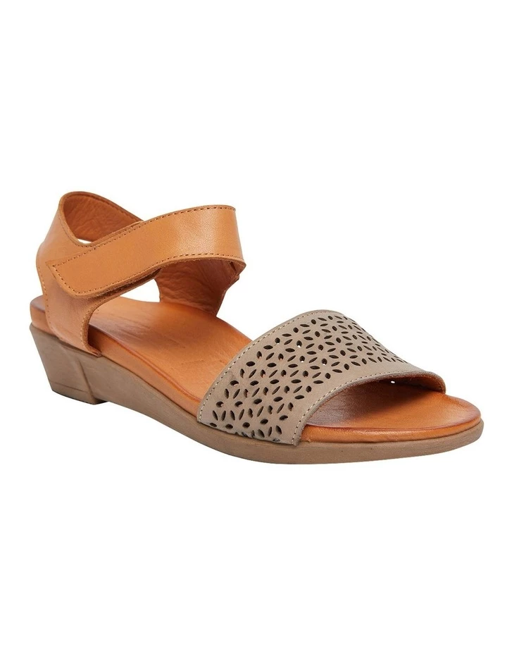 Active Flex Accord Taupe/Cognac Glove Sandals 2 Active Flex Accord Taupe/Cognac Glove Sandals - Image 2