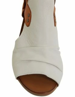 Active Flex Zambia White/Cognac Glove Sandals -Deals Shoes Store 865479700 6 720x928